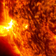 A solar coronal mass ejection as observed on June 20, 2013.